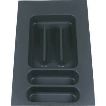 Příborník do zásuvky Compactor černý 5 x 21 x 41 cm