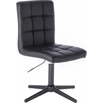 LuxuryForm DESIGN Kosmetická židle TOLEDO na černém kříži - černá (VPT)