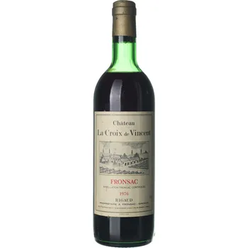 Víno Archivní víno 1976 Chateau La Croix de Vincent Fronsac 0,75 l
