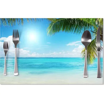 prostírání Sablio Prostírání Pláž s palmami: 40x30cm