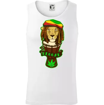 Reggae lev - Tílko pánské Core - S ( Bílá )