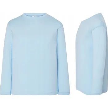 Chlapecké tričko TRIČKO Dětské tričko s dlouhým rukávem JHK 150-LS světle modrá 7-8 let (vel. 134)