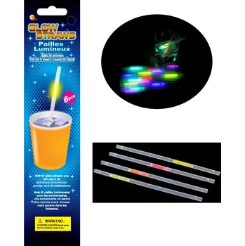 Svítící brčka 6 ks