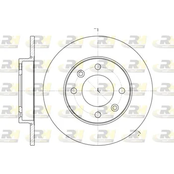 Brzdový kotouč Brzdový kotouč ROADHOUSE 6630.00