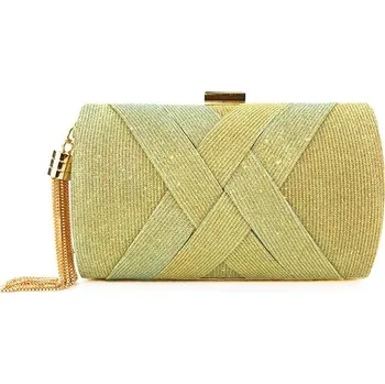 Kabelka Společenské psaníčko se štrasem Blanca s třpytky Zlatá Carla 22040708083709391s1