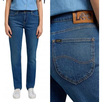 Dámské džíny Lee Marion Straight dámské džíny rovného střihu velikost 29/31