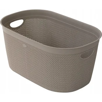 Koš na prádlo Belli E Forti koš na prádlo RATA, světle hnědý, plast, 60 L
