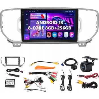 Auto Hi-Fi Autorádio do auta KIA SPORTAGE 4 Android Auto CarPlay SIM DSP WIFI 2-DIN