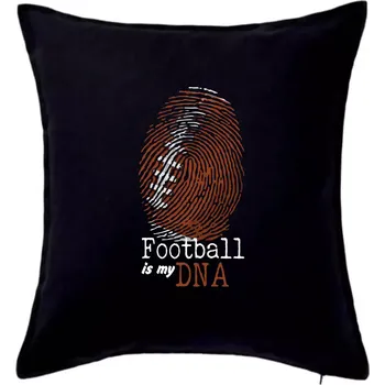 Polštář American football is my DNA - Polštář 50x50 - 50x50 - Pouze potah ( Černá )