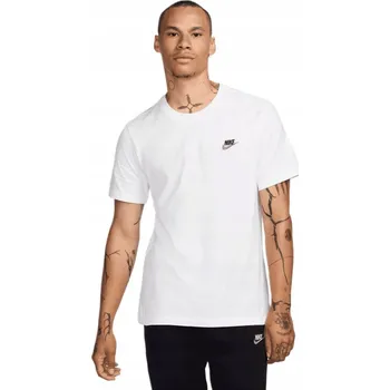 Pánské tričko Pánské Tričko Nike Sportswear Club FD1184-101, bílé