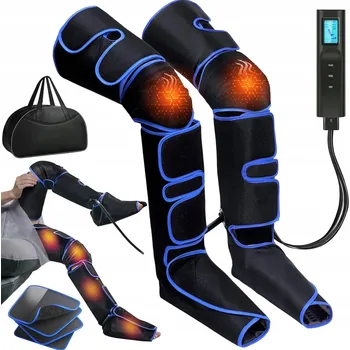 Masážní přístroj LYMFODRENÁŽNÍ PŘÍSTROJ TLAKOVÁ MASÁŽNÍ PŘÍSTROJ NA NOHY PRESOTERAPIE 6 REŽIMŮ