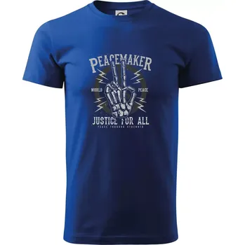 Peace Maker - Triko extra velké (5-8XL) - 6XL ( Královská modrá )