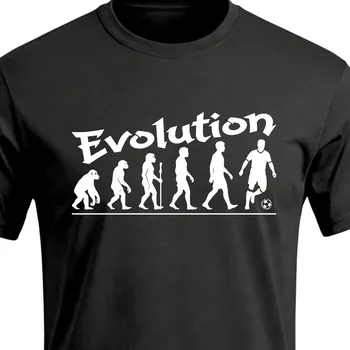 Pánské tričko Tričko Evoluce Fotbal - velikost 122, Barva Černá