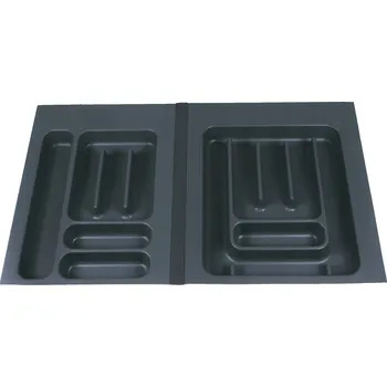 Příborník do zásuvky Compactor černý 49 x 70 x 5 cm