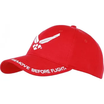 Kšiltovka Čepice Fostex Remove Before Flight - červená