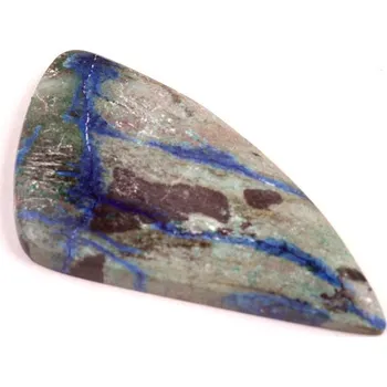Přírodní kámen Kabošon Azurite č.7603 (44x24x5mm)