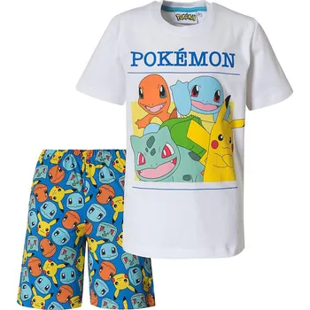 Chlapecké pyžamo PYŽAMO POKÉMON FUK s23 60594 - bílo - tm. modré 274 Velikost: 10