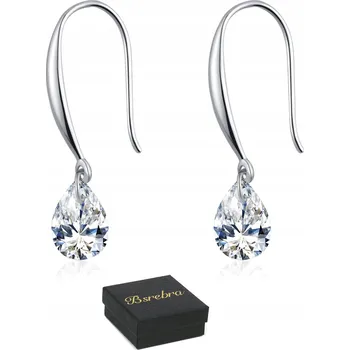 Náušnice Stříbrné Náušnice RYZOST 925 STŘÍBRO Puzety se Zirkony ŠROUBOVACÍ Dámské