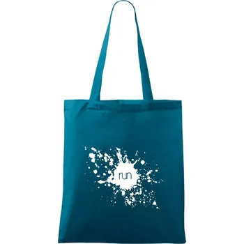 Splash run - Taška bavlněná - 42 x 38 cm ( Petrolejová )