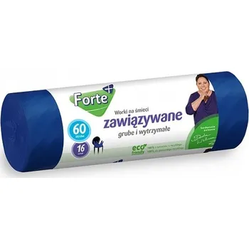 Pytle na odpadky Papírové pytle na odpad Forte+ 60l 16 ks