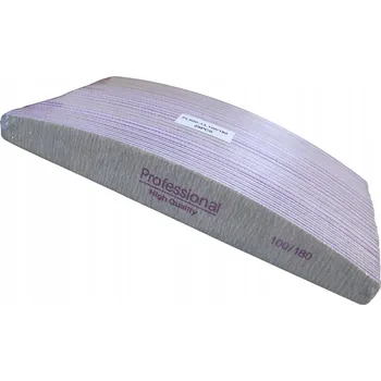 25x Pilník na nehty loďka 100/180 šedý