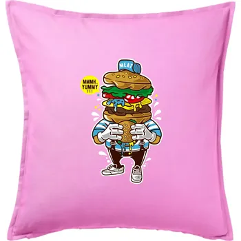 Polštář Burgrák - Polštář 50x50 - 50x50 - Pouze potah ( Růžová )