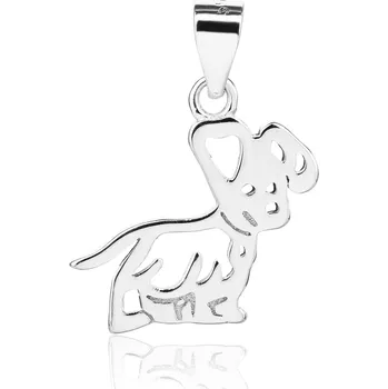Přívěsek NUBIS® Stříbrný přívěsek pejsek - NB-4619