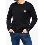 Tričko Carhartt Force Relaxed Fit s dlouhým rukávem, černé