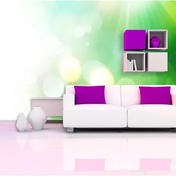 Tapeta Sablio Tapeta Zelená abstrakce - 208x125 cm