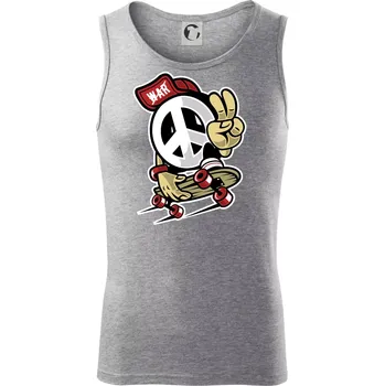 Peaceák - Tílko pánské Core - S ( Tmavě šedý melír )