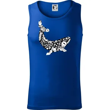 Velryba malovaná - Tílko pánské Core - M ( Královská modrá )