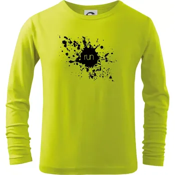 Dětská móda Splash run - Triko dětské Long Sleeve - 104-110cm / 3-4 roky ( Limetková )