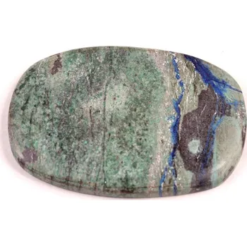 Sběratelství Kabošon Azurite č.7610 (46x33x5mm)