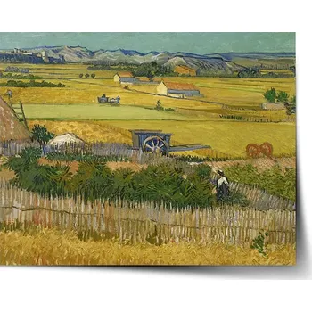 Plakát Sablio Plakát Sklizeň - Vincent van Gogh - 60x40 cm