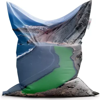 Sedací pytel Sablio Sedací vak Classic Černé pobřeží - 150x100 cm