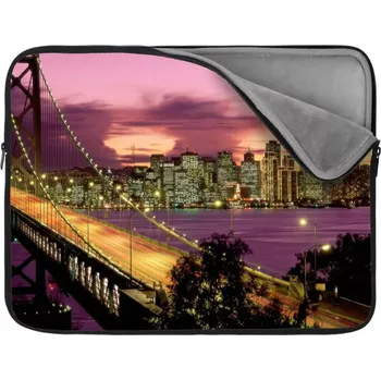 pouzdro na notebook Sablio Obal na notebook Rozsvícený most - 17"