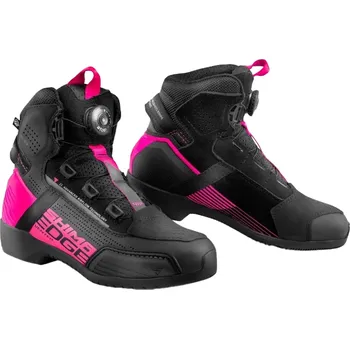 Moto obuv Dámské boty na motorku Shima Edge Vent černo-růžové 38