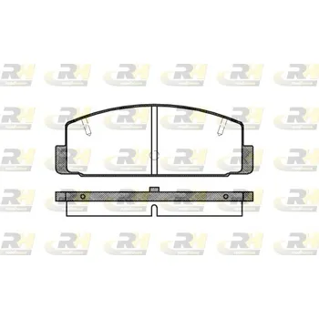 Brzdová destička Sada brzdových destiček, vždy 4 kusy v sadě ROADHOUSE 2179.20