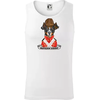 Napoleon domácí pes kříženec - Tílko pánské Core - XL ( Bílá )