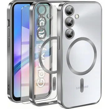 Pouzdro na mobilní telefon Zadní Kryt Erbord pro Samsung Galaxy A05s stříbrný