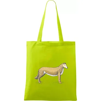 Vintage Collie - Taška bavlněná - 42 x 38 cm ( Limetková )