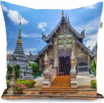 Polštář Sablio Polštář Chrám - 50x50 cm