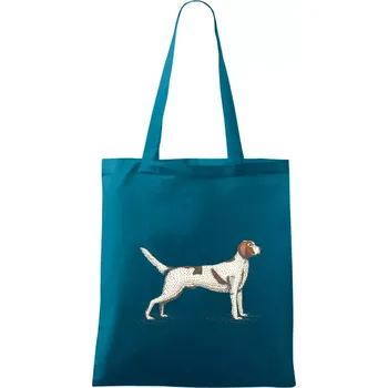 Vintage Setter - Taška bavlněná - 42 x 38 cm ( Petrolejová )