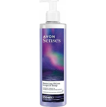 Koupelová kosmetika Avon - Tekuté mýdlo DANCING SKIES - kosmická fialka 250 ml