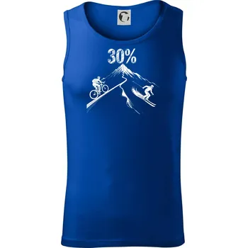 Narozeniny cyklista a lyžař 30 - Tílko pánské Core - XL ( Královská modrá )