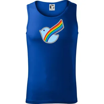 Duhová holubice - Tílko pánské Core - M ( Královská modrá )