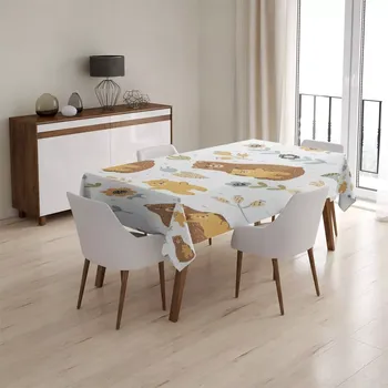 ubrus Sablio Ubrus Medvědi - 130x130 cm