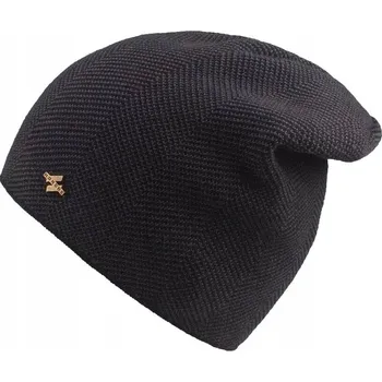 Čepice Little Angel zimní čepice beanie černá, univerzální velikost