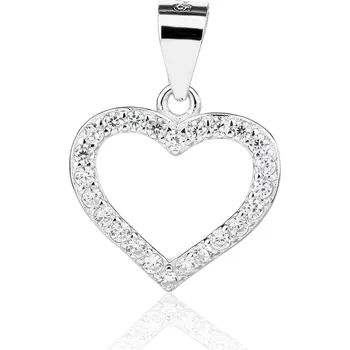 Přívěsek NUBIS® Stříbrný přívěšek srdíčko - NB-4615