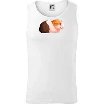 Morče - kreslené z boku - Tílko pánské Core - L ( Bílá )